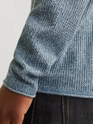 Jack & Jones Rundhalspullover JJECooper Knit Crew Neck Grau/Hellblau/Blau/Dunkelblau