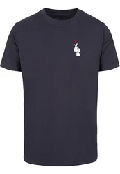 MisterTee Love Sign Tee 2.0 Dunkelblau/Rot/Fliederfarben/Blau