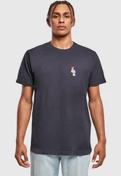MisterTee Love Sign Tee 2.0 Dunkelblau/Rot/Fliederfarben/Blau