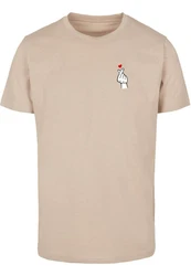 MisterTee Love Sign Tee 2.0 Khaki/Beige/Braun