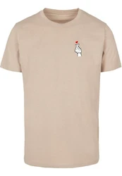 MisterTee Love Sign Tee 2.0 Khaki/Beige/Braun