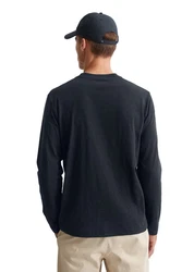 Marc O'Polo Langarmshirt Khaki/Dunkelgrau/Dunkelblau