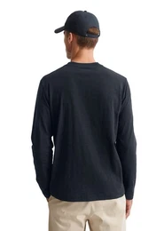 Langarmshirt in Heavy-Slub-Jersey-Qualitt
