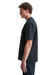 Marc O'Polo T-Shirt Bio-Baumwoll-Jersey Dunkelblau/Blau/Grau