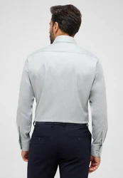 Eterna Langarmhemd MODERN FIT NON IRON Grau/Hellblau