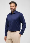 Eterna Langarmhemd MODERN FIT NON IRON Dunkelblau/Blau