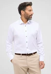 Eterna Langarmhemd MODERN FIT NON IRON Weiß/Creme/Grün