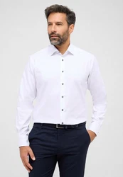 Eterna Langarmhemd MODERN FIT NON IRON Weiß/Creme