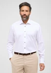 Eterna Langarmhemd COMFORT FIT NON IRON Weiß/Creme/Dunkelrot/Rot