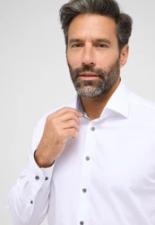 Eterna Langarmhemd COMFORT FIT NON IRON Weiß/Creme