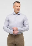 Eterna Langarmhemd SLIM FIT NON IRON Grau