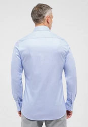 Eterna Langarmhemd SLIM FIT NON IRON Hellblau