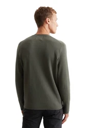 Marc O'Polo V-Ausschnitt Pullover Dunkelgrün/Khaki