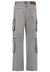 2Y Studios Aidan Cargo Baggy Jeans Hellgrau/Grau/Khaki