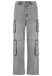 2Y Studios Aidan Cargo Baggy Jeans Hellgrau/Grau/Khaki