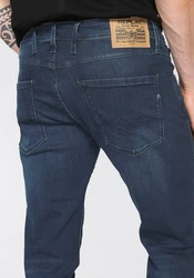 Replay Slim-fit Jeans Anbass Dunkelblau/Blau