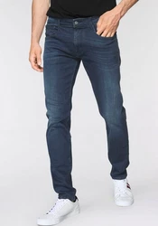 Replay Slim-fit Jeans Anbass Dunkelblau/Blau