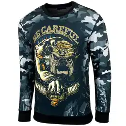 Longshirt Herren Langarm Longsleeve Shirt mit Grandad-Ausschnitt T-Shirt