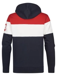 Petrol Industries Sweatshirt Rennweste Schwarz/Rot/Hellblau/Dunkelblau
