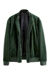 Next Sakko Bomberjacke Dunkelgrün/Grün