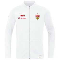 Jako Funktionsjacke VfB Pro Casual Weiß/Creme/Gelb