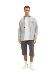 TOM TAILOR Shorts Chino Hellgrau/Dunkelgrau/Grau/Beige