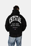 Crystal Paris Kapuzenpullover Nordic Nights Schwarz
