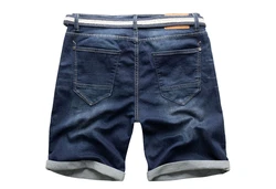 SUBLEVEL Shorts Sweat Shorts Jeans Kurze Hose Bermuda Dunkelblau/Blau