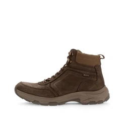 Pius Gabor Schnürstiefel Braun/Dunkelbraun/Khaki/Dunkelgrün
