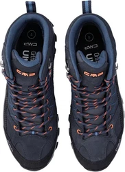 CMP Rigel MID Trekking Shoe Schnürschuh (WP) Schwarz/Hellblau/Rot/Braun/Dunkelblau