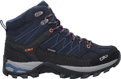 CMP Rigel MID Trekking Shoe Schnürschuh (WP) Schwarz/Hellblau/Rot/Braun/Dunkelblau