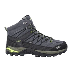 CMP Rigel MID Trekking Shoe Schnürschuh (WP) Grau/Gelb Fluo (3Q12947)