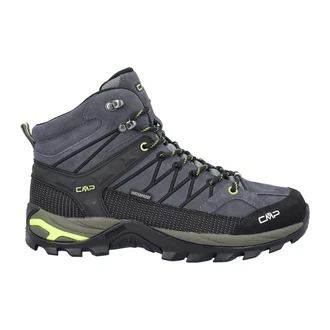 CMP Rigel MID Trekking Shoe Schnürschuh (WP) Grau/Gelb Fluo (3Q12947)