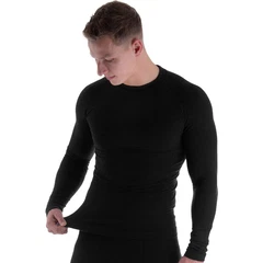 Black Snake Thermounterhemd Herren Schwarz