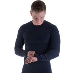 Black Snake Thermounterhemd Herren Schwarz