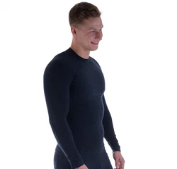 Black Snake Thermounterhemd Herren Schwarz