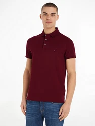 Tommy Hilfiger Poloshirt Core 1985 1985 SLIM POLO Dunkelrot/Bordeaux