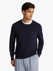 TOMMY HILFIGER Pullover 'ESSENTIAL' STEUERKREUZ marine