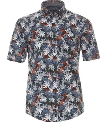 CASAMODA Langarmhemd Print Casual Fit Button-Down-Kragen 