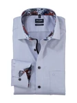 OLYMP Businesshemd Luxor modern fit 120564 Grau/Blau/Hellblau