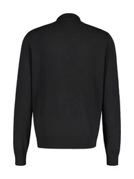 Rollkragenpullover mit Logo Stickerei