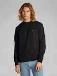 Calvin Klein Jeans Sweatshirt WOVEN LABEL CREW NECK Schwarz/Dunkelgrün/Dunkelbraun/Khaki
