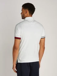 Tommy Hilfiger Poloshirt FLAG CUFF SLIM POLO wei