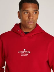 Tommy Hilfiger Hoodie mit Logodruck rot/medium rot