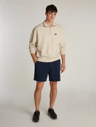 Tommy Jeans Sweatshorts TJM REG LINEAR SHORT Dunkelblau/Blau