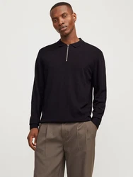 JACK & JONES Pullover JJEEmil Braun/Lila/Schwarz/Dunkelblau