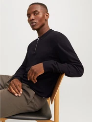 JACK & JONES Pullover JJEEmil Braun/Lila/Schwarz/Dunkelblau