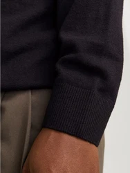 JACK & JONES Pullover JJEEmil Braun/Lila/Schwarz/Dunkelblau