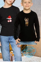 Berlinsel T-Shirt Printshirt Weihnachtsshirt Schwarz/Rot/Braun/Gelb