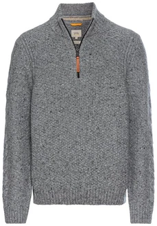 camel active Strickpullover mit Troyer-Kragen